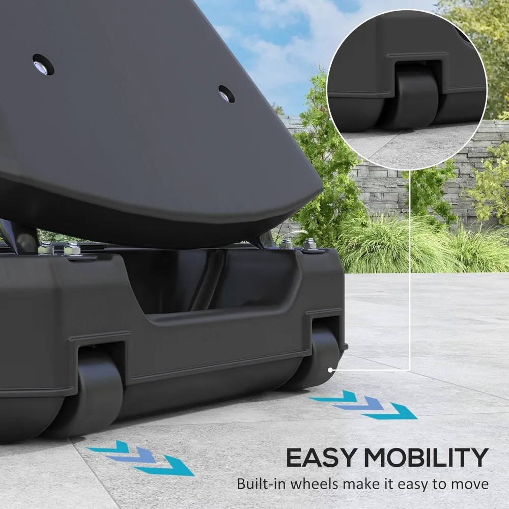 Golha de basquete de altura ajustável ao ar livre com tabela inquebrável de 44 polegadas e rebote, faixa de altura de 5-10 pés para Pro e Amate