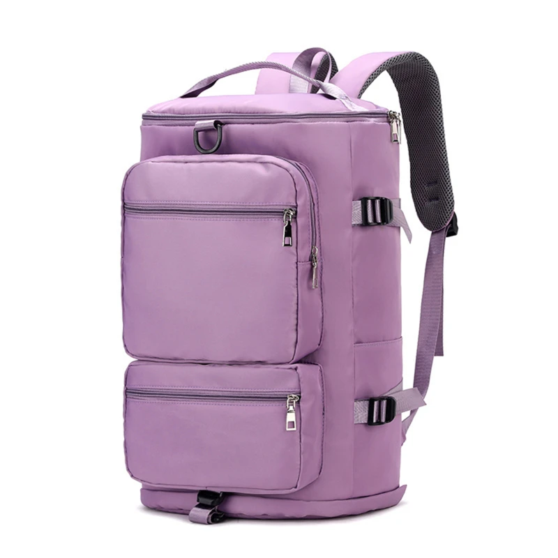 Women Large Travel Backpacks Waterproof Stylish Casual Daypack Bags with Luggage Strap Backpack Ladies Sports Yoga Luggage Bags