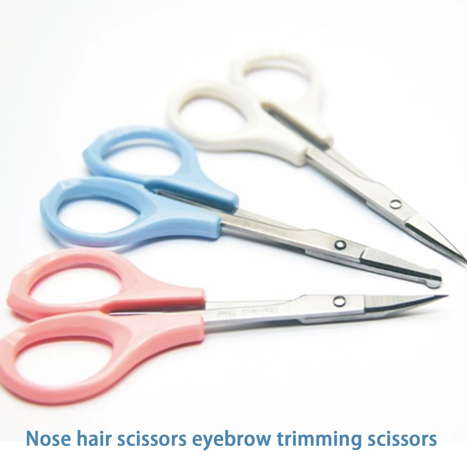 1 pz sopracciglio Trimmer forbici ciglia naso Hair Remover strumenti di trucco in acciaio inox Nail Dead Skin Remover Clips