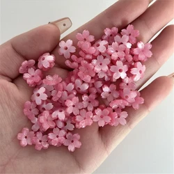 20Pcs/Lot New 3D Torus Acetic Acid 12MM Flower Beads Petal Cap Charm Connectors Diy Earrings Hair Jewelry Making Accessories