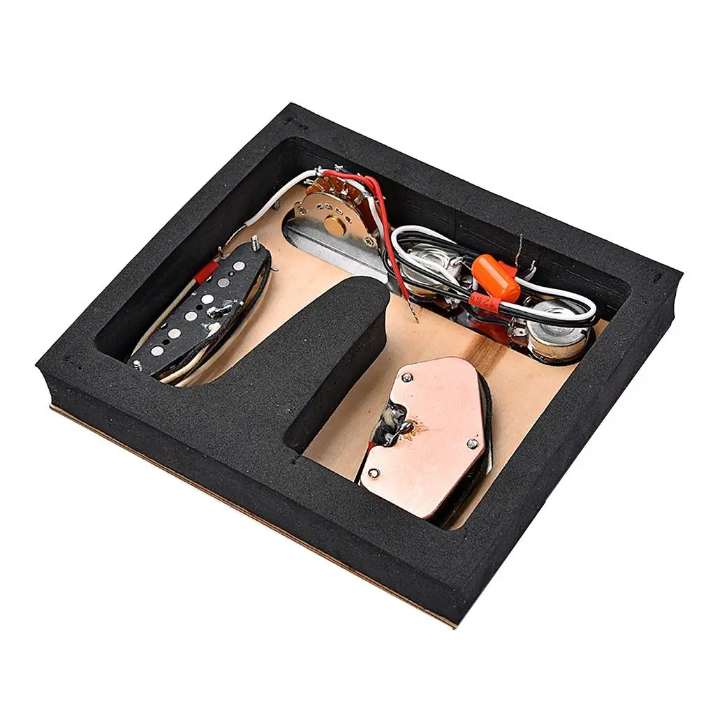 Guitar Bridge Neck Pickup Chrome Vintage 3 Saddle Pickup Set for Electric Guitar Upgrade Kit - view 2