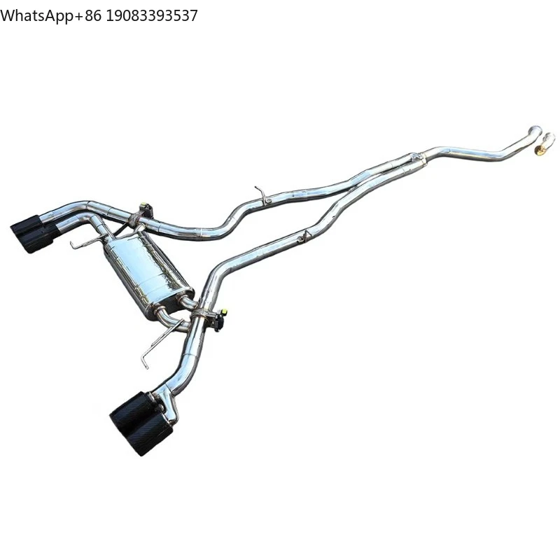 

Stainless Steel Catback Exhaust Pipe for BMW X3 X4 G01 G02 M40i B58 3.0T Perfect Match with Remote Control Valve