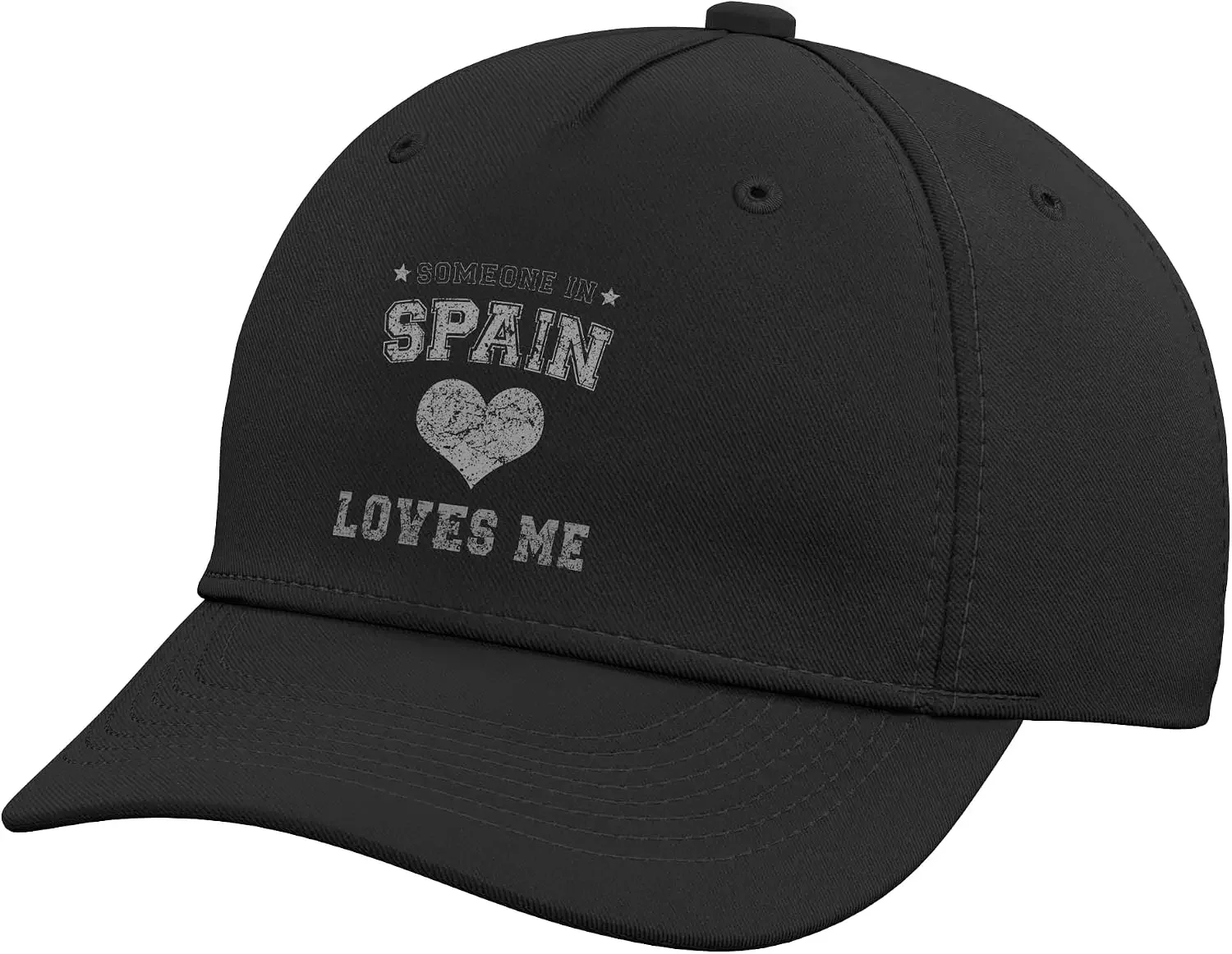 Someone in Spain Loves Me Spanish Adjustable Baseball Hat Unisex Adult Yp Classics Retro Snapback Cap Printed Soft Cotton
