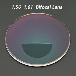 1.56 1.61 Bifocal Lenses Look Far and Near No Blind Zone Bifocal Optical Prescription Lenses HMC EMI Photochromic Lenses