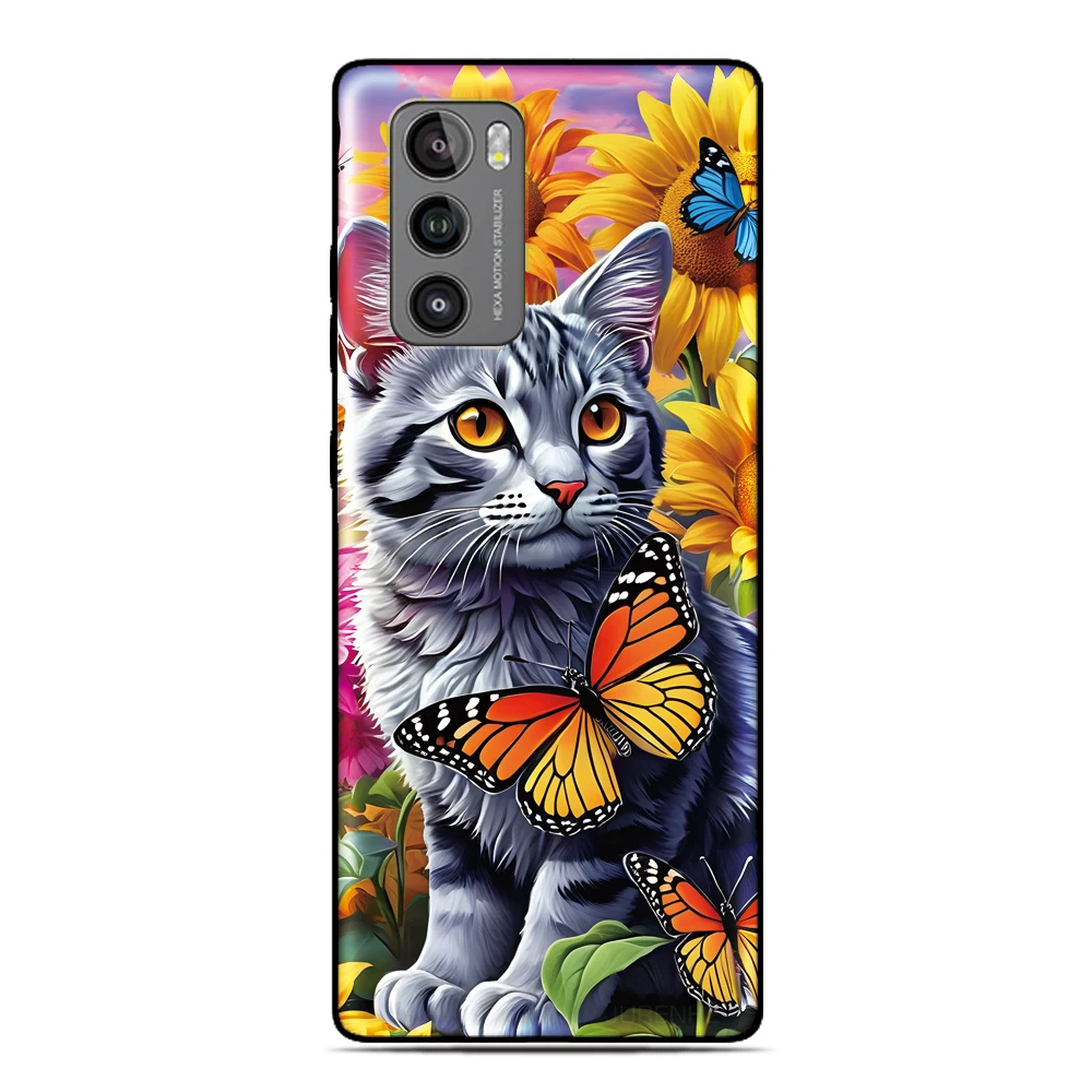 Color Cat Back Cover For UMIDIGI A15 A15C A9 C1 G2 G1 A11s A11 A13 Pro Max A3s F3 SE Bison X10 X10s X20 GT GT2 Phone Case