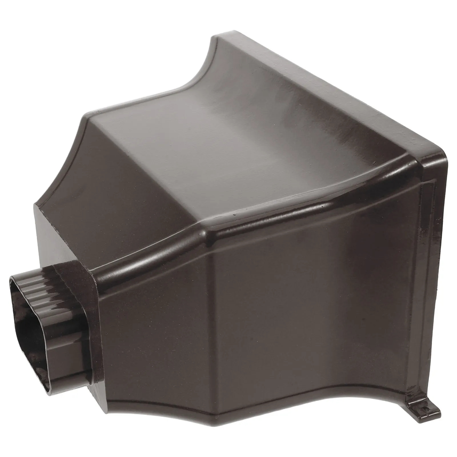 Rainwater Drainage Funnel Aluminum Alloy Arc Shape Gutter Downspout Adapter Roof Rain Gutter Systems Outdoor Water Pipe