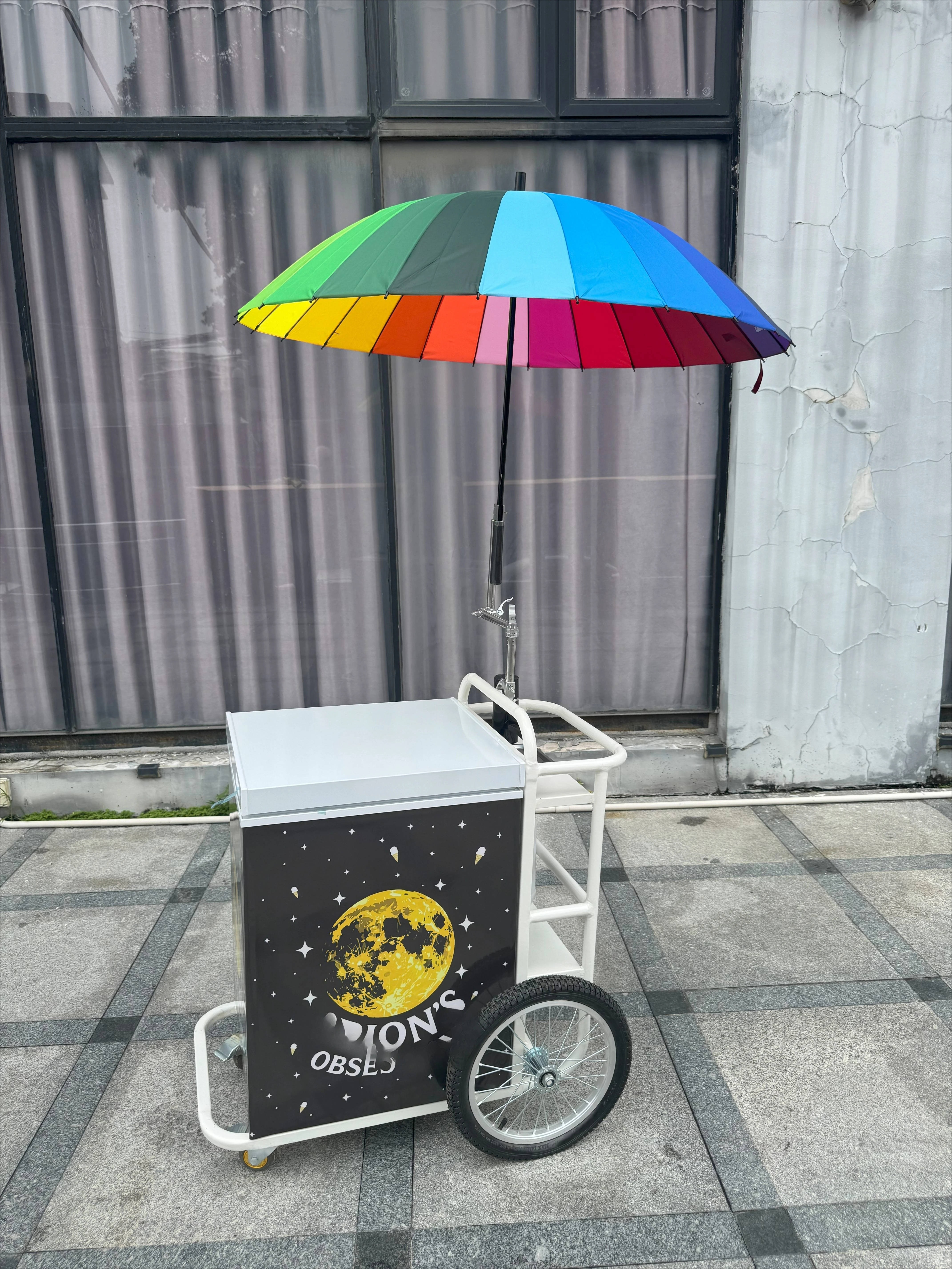 Electric and Battery for Choose Ice Cream Mobile Cart Export to North America for Sale