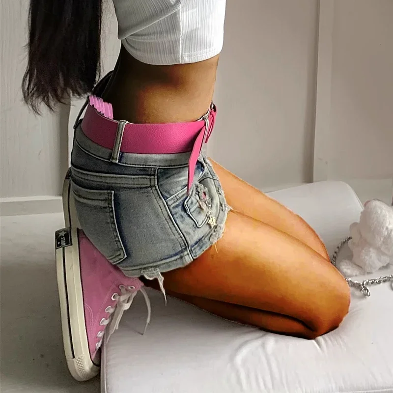 女性用ローウエストファッションコケットゴシックスカート、女の子セクシーY2K服、Aラインミニドレス、女性ストリートウェア、ブルーショートスカート