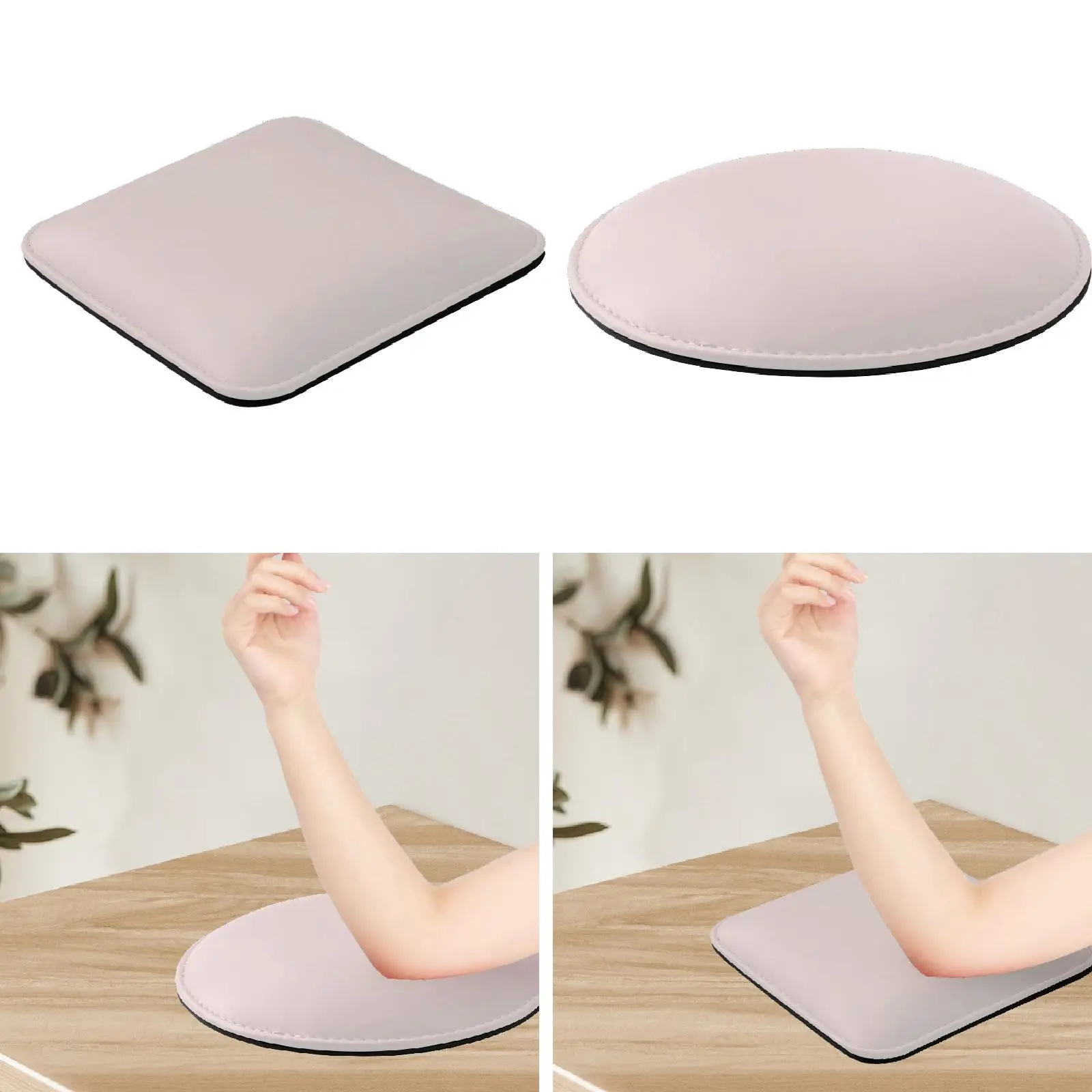 Reposamanos para codo, mesa profesional fácil de limpiar, estación de escritorio, almohadilla para manicura, reposabrazos para uñas, alfombrilla para mesa de uñas para salones, bricolaje en el hogar