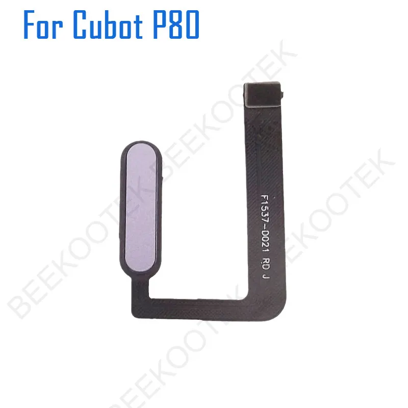 Original novo cubot p80 sensor de impressão digital botão cabo flex fpc acessórios substituição para cubot p80 telefone inteligente