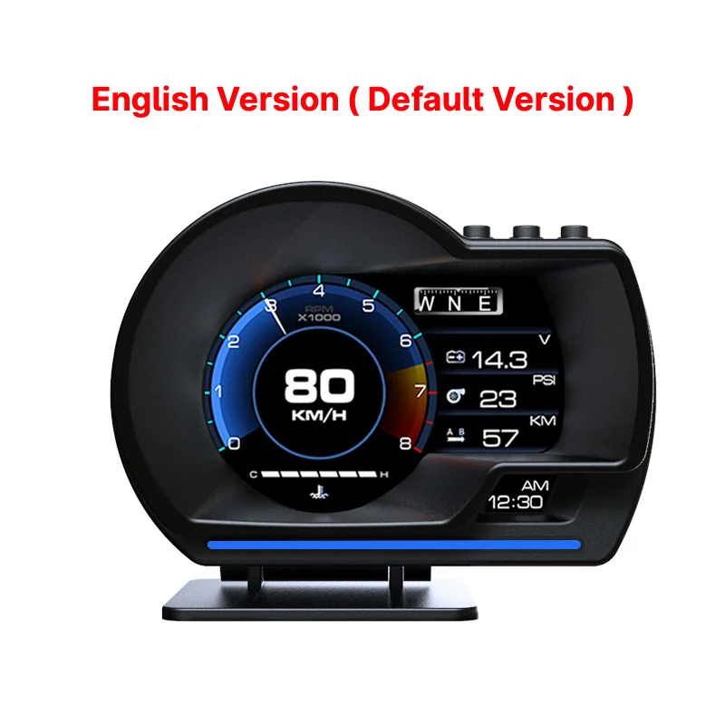 VJOYCAR C60 HUD GPS – Tachimetro Digitale Universale Con Allarme Velocità, Orologio, Bussola Per Auto E Camion - 4