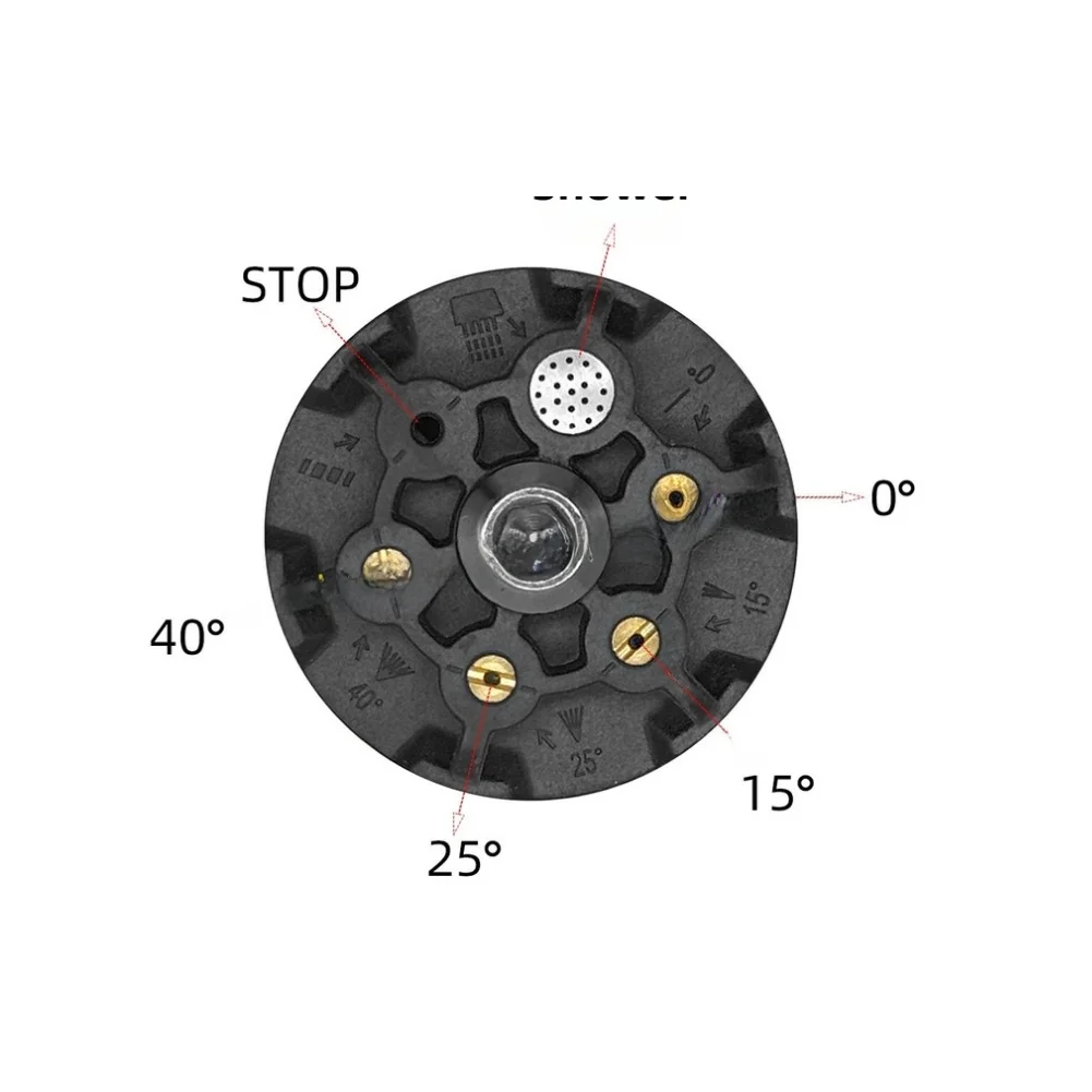 Hochdruck-6-in-1-Sprühdüse, um 360 Grad drehbar, für kabellose Lithium-Autowaschmaschine, Gartenbewässerung, Reinigungszubehör – Detail 7