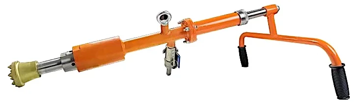 

TY63201 Suspendable Pneumatic Pole Scabbler 1 Head 2,400 BPM Roughen Reduce and Level Concrete Surfaces for Coating Earth Rammer