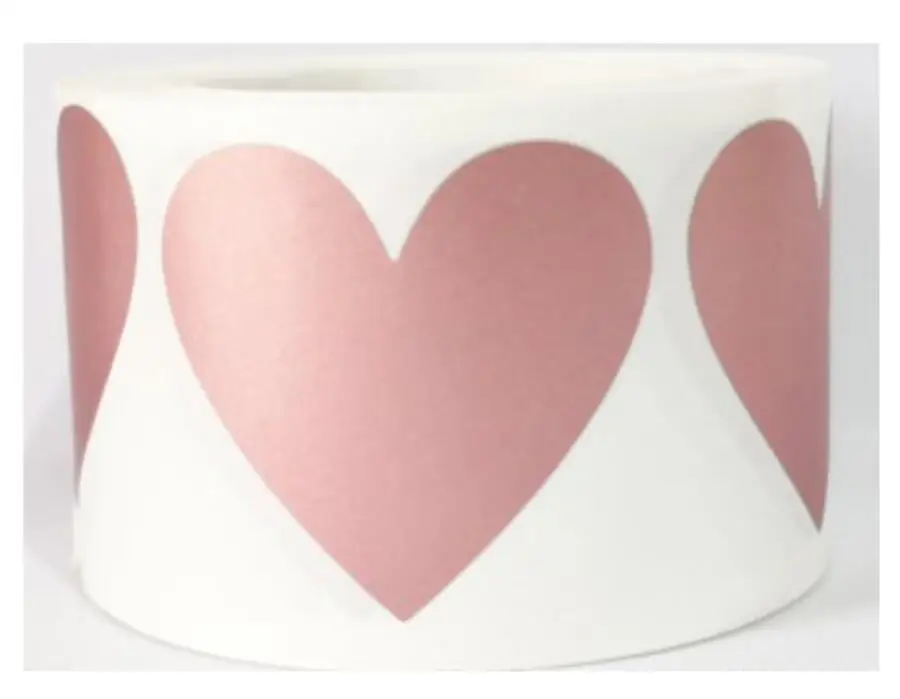 300pcs 30X35mm 5 colors Scratch Off Stickers Heart Shape Labels sticker DIY handmade for game Scratch Sticker Labels stationer