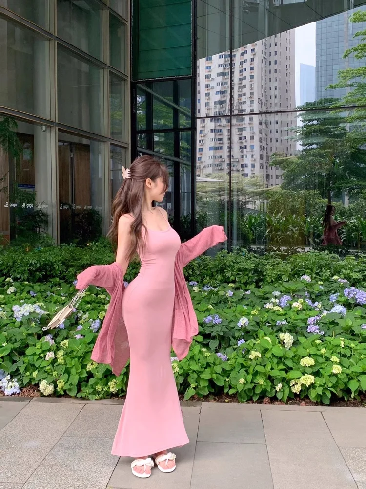 فساتين نسائية من الكتان برباط متدرج تنورة ماكسي على شاطئ البحر لقضاء العطلات بوهو مريحة ومنعشة وخفيفة وأنيقة كاجوال للشاطئ فريدة من نوعها