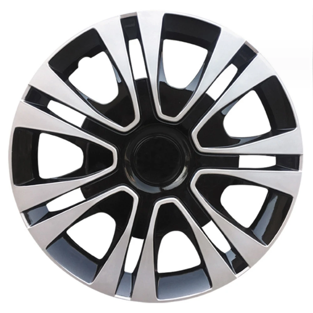 4PCS 13 Inch Car Vehicle Wheel Rim Skin Cover Hubcap Wheel Cover Blue/Sliver/Red/Black Color Disc Caps 13 Inch