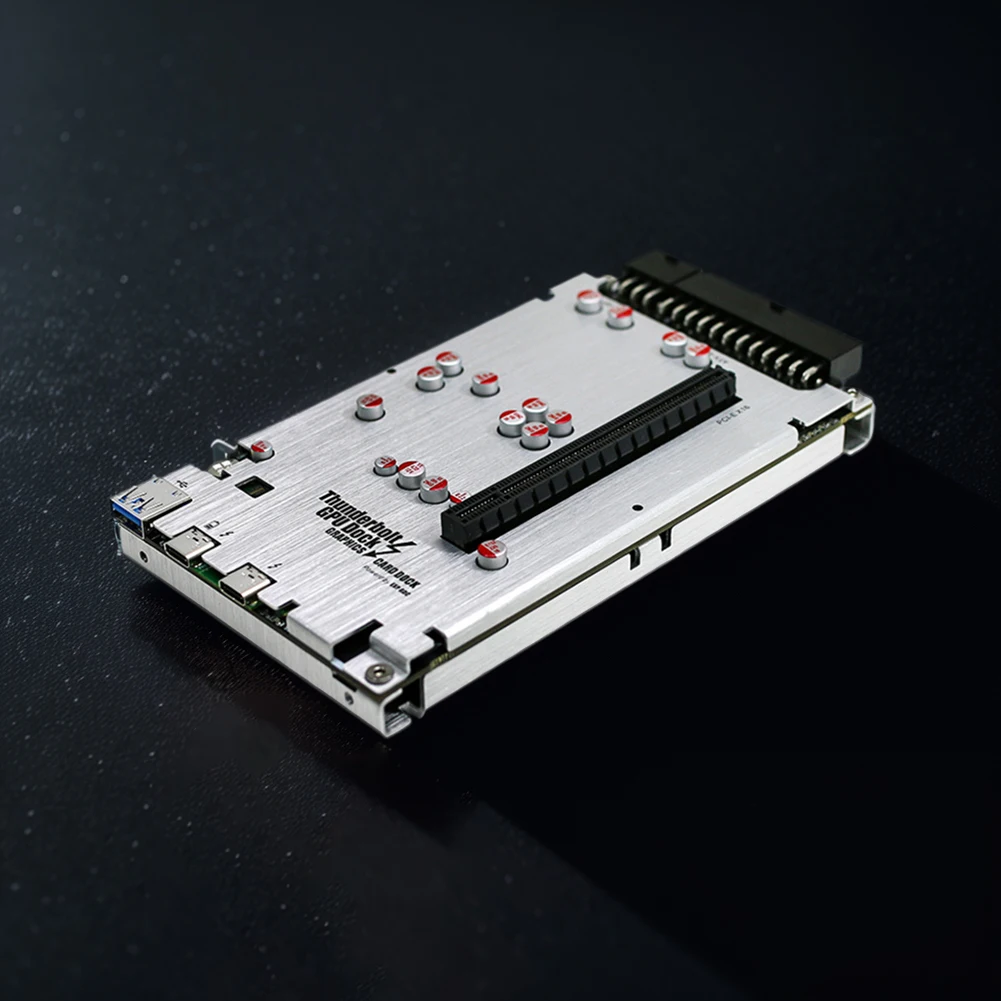 Th3p4g3 mini dock de placa de vídeo gpu compatível com thunderbolt 85w pd carregamento 40gbps para notebook portátil para placa gráfica externa