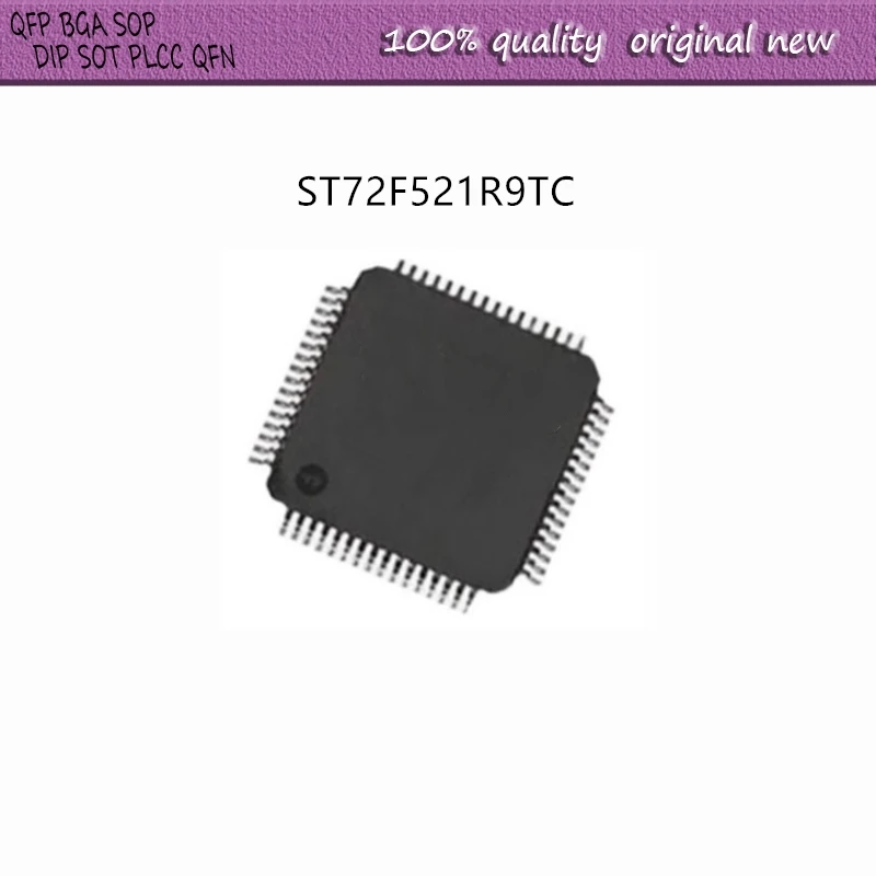 NEW  2Pcs-5Pcs/Lot ST72F521R9TC  72F521R9TC TQFP-64