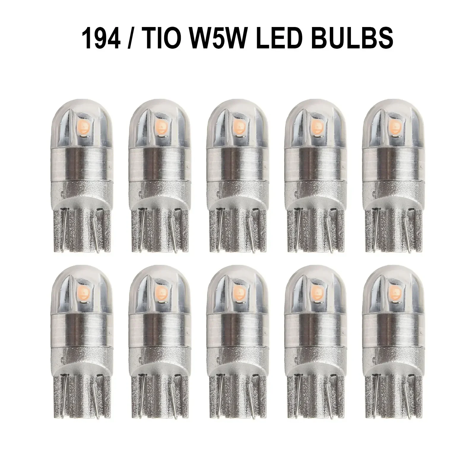 

360lm Bulb W5W 360° Beam Wedge 6000k Backup Canbus Corner DC 12-16V LED Light Marker 10pcs Parking Purple 194 Side Tail