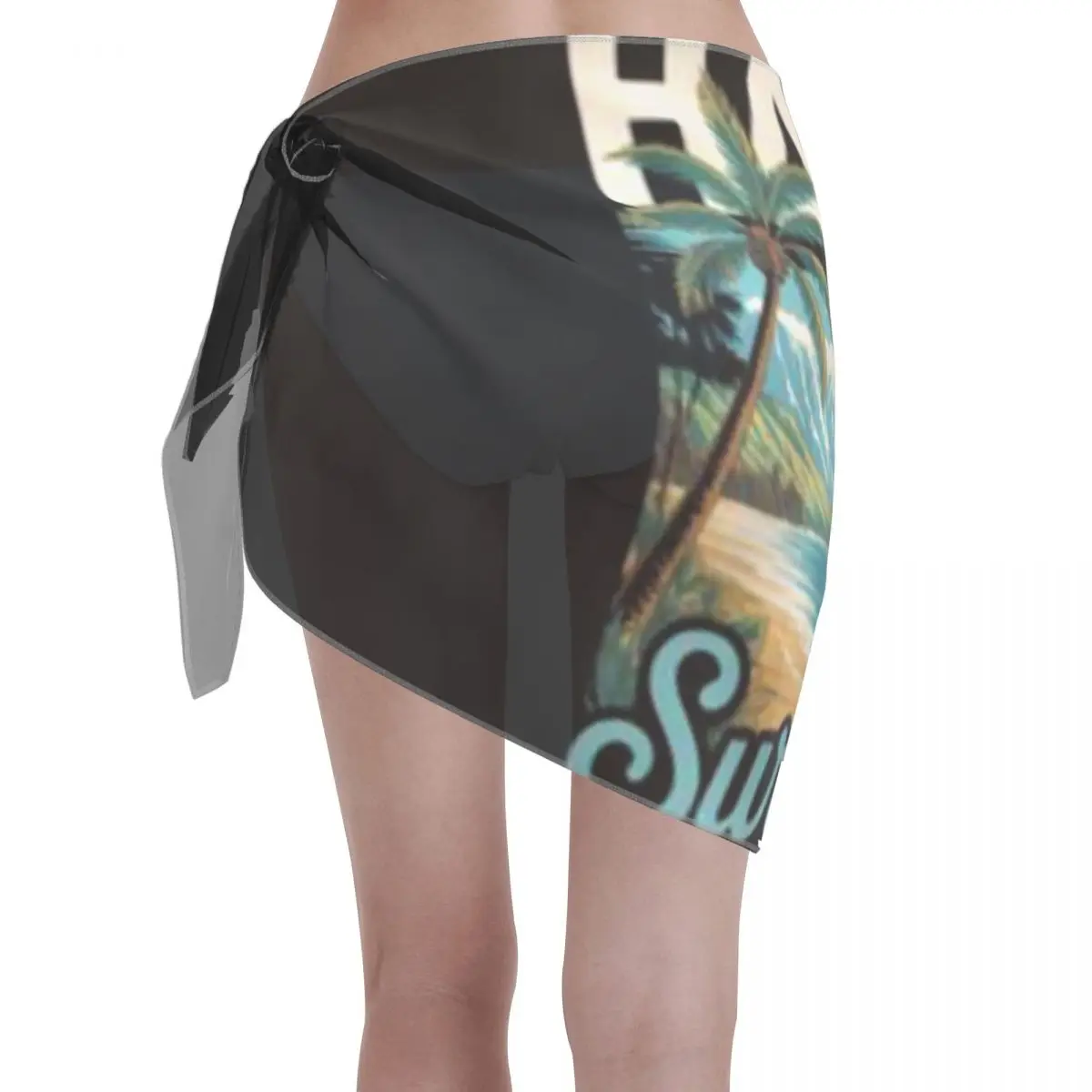 Promotion RJC Road To Hana Survivor Maui Hawaii Trip Adventure Women's Beach Wrap SkirtOpen Air Seaside Concert Pool Cover Up