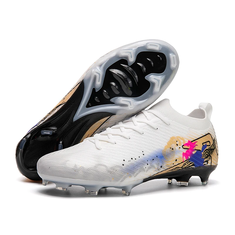Breathable Grassland Soccer Boots Comfortable Sole Professional Sports Football Cleats