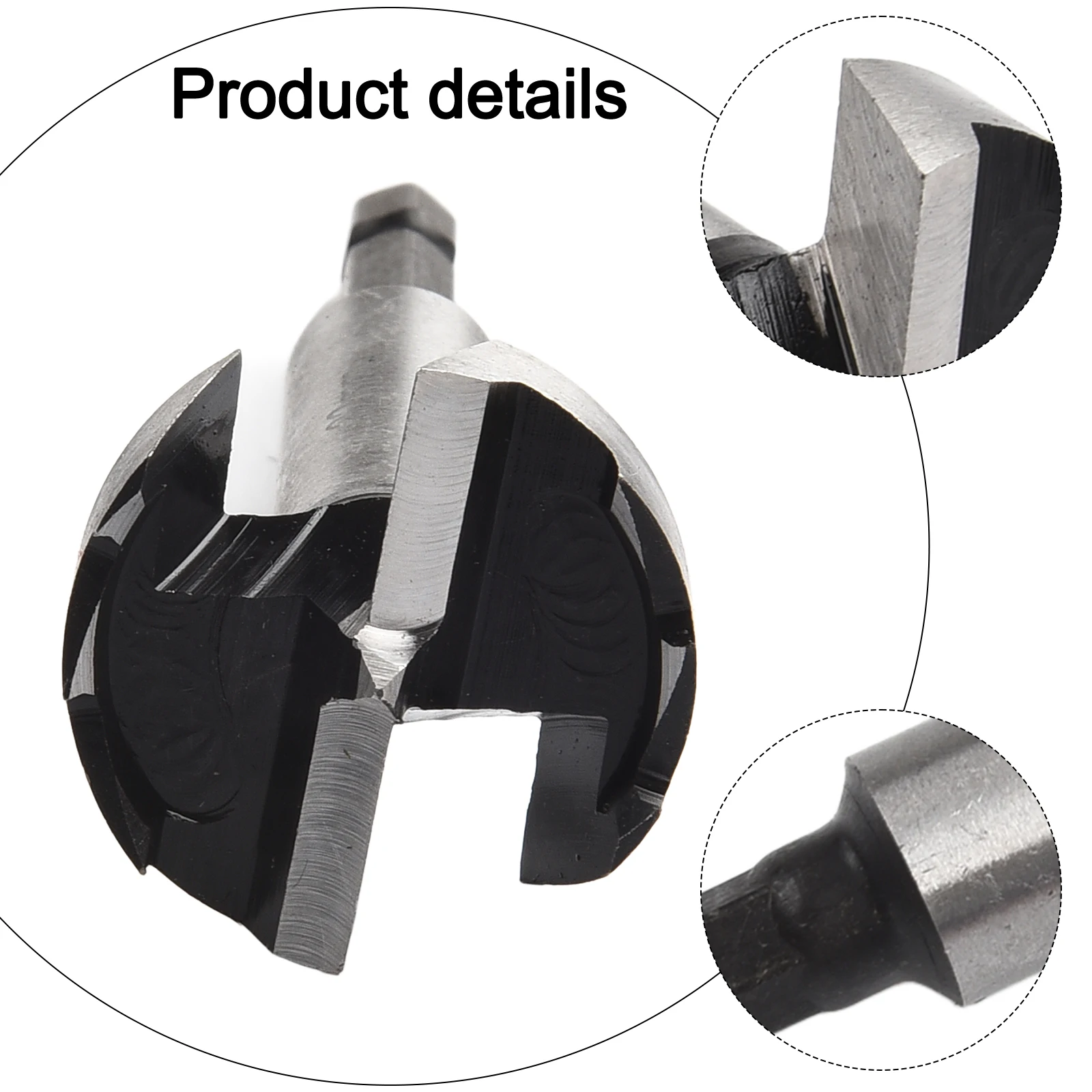 Piatto multi-dente con codolo esagonale da 26-32 mm per accessori per trapano a mano per trapano ad ala adatti per fori per legno, prodotti in legno