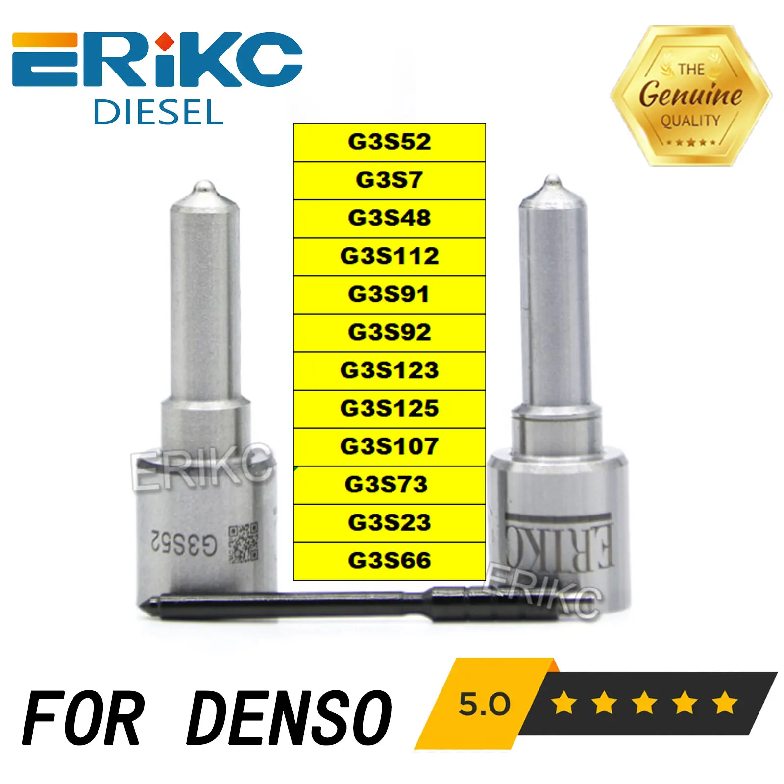 G3S52 G3S7 G3S48 G3S112 G3S91 G3S92 G3S123 Diesel Fuel Injector Nozzle G3S125 G3S107 G3S73 G3S23 G3S66 for DENSO Injection