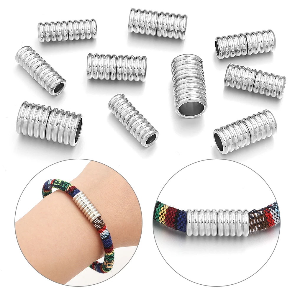 10pcs/lot Round Hole 4/5/6/8mm Copper Magnetic Clasps Buckle Leather Rope Connectors For DIY Necklace Bracelet Accessories