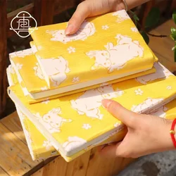 【Lemon Rabbit】Original Handmade A5 A6 Notebook Covers Protector Book Sleeve Crafted Fabric Products Diary Cover，in Stock