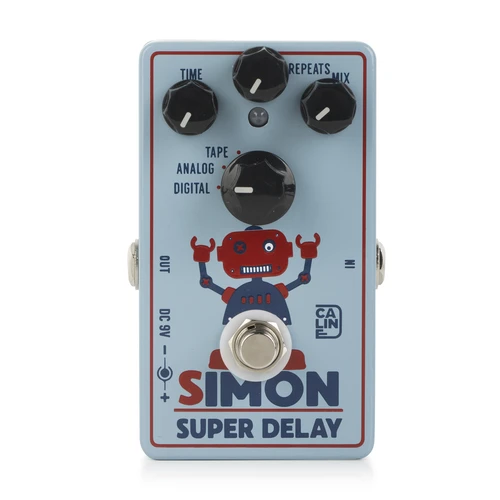 Imagen 1 del producto Caline-Pedal de efecto de guitarra, accesorio de guitarra eléctrica con superretraso, CP-513, Simon, Digital, analógico y opciones de cinta, True Bypass