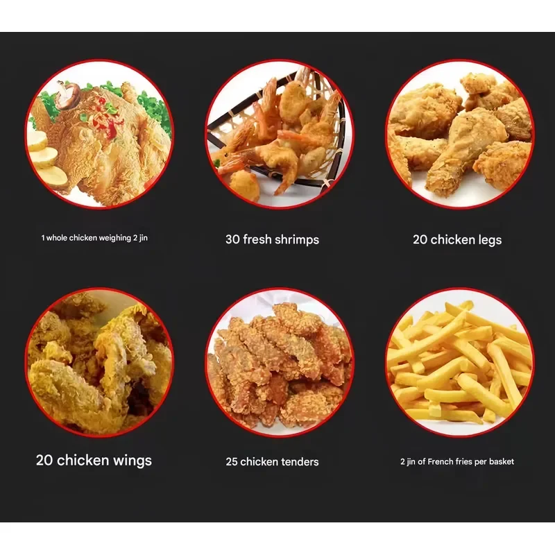 Electric Fryer With Timer and Electric Deep Fryer With Drain Valve Precision Cooking and Easy Oil Change
