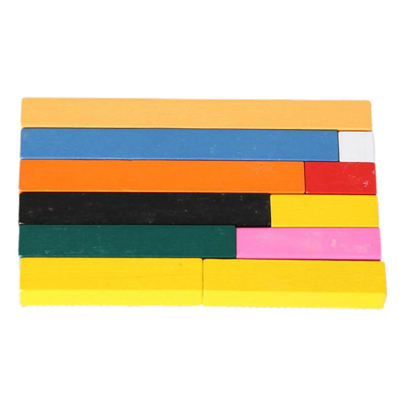 Math Number Counting Rods for Teaching Aid, Adição, Medição, Cor, Classificação, Matemática, Manipulatives, Presente Atividade, Pré-escolar, 10 Pcs