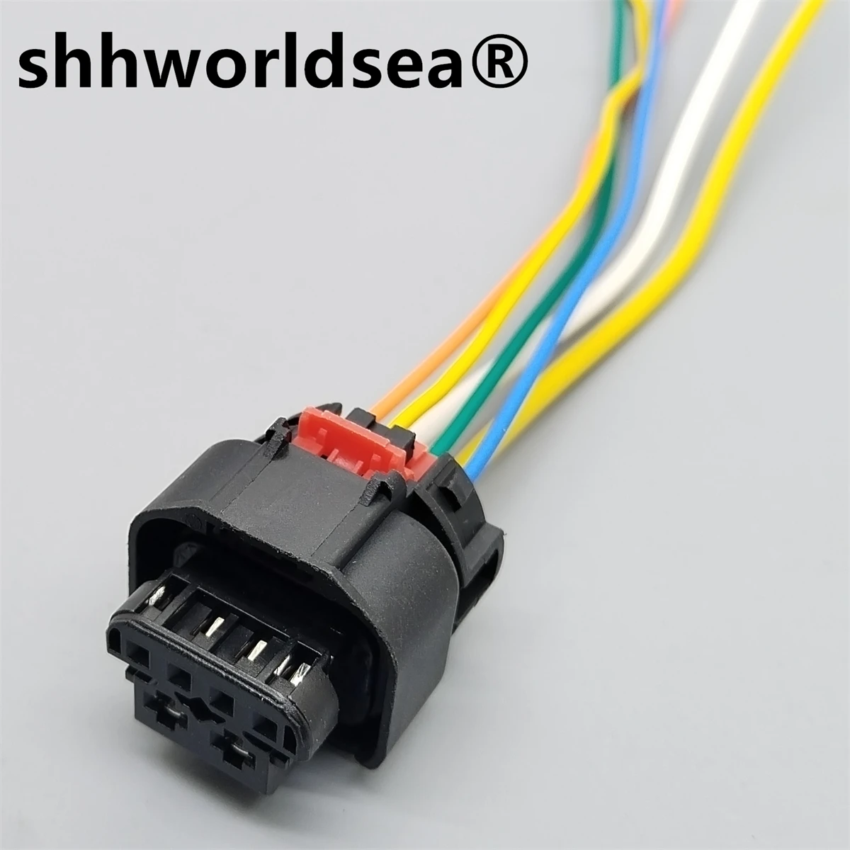 shhworldsea 6 Pin Auto  connector female headlight LED tail light plug 2302238-1 8992188-01 for BMW