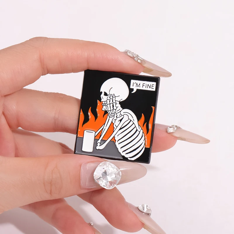 27 Types Social Anxiety Overthinking Enamel Pins Mental Health Introverted Brooch Backpack Lapel Badge Gift for Friend Wholesale