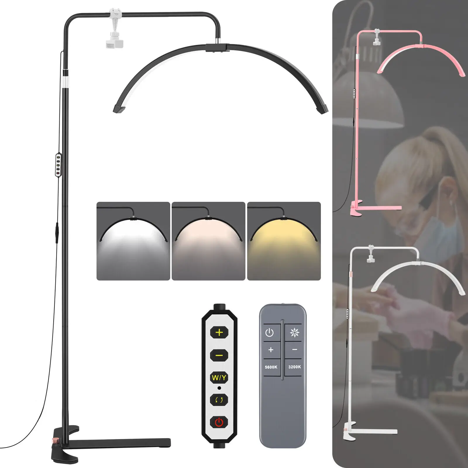 

Adjustable LED Floor Lamp Lash Lights Eyelash Extensions Salon SPA Tattoo Beauty