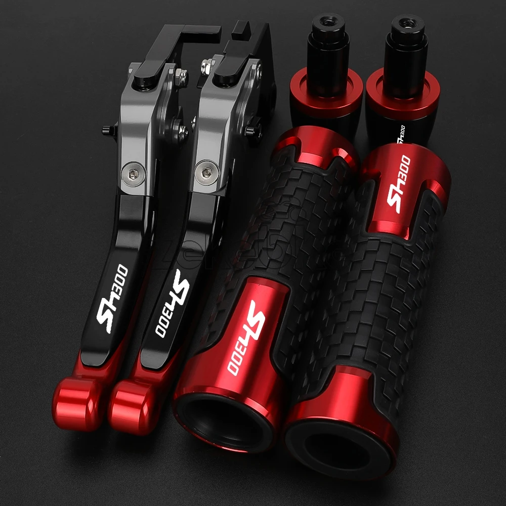 Adjustable Brake Clutch Levers Handlebar Grips Aluminum FOR HONDA SH300I SH300 SH300i 2015-2020 2019 2018 2017 2016 Motorcycle