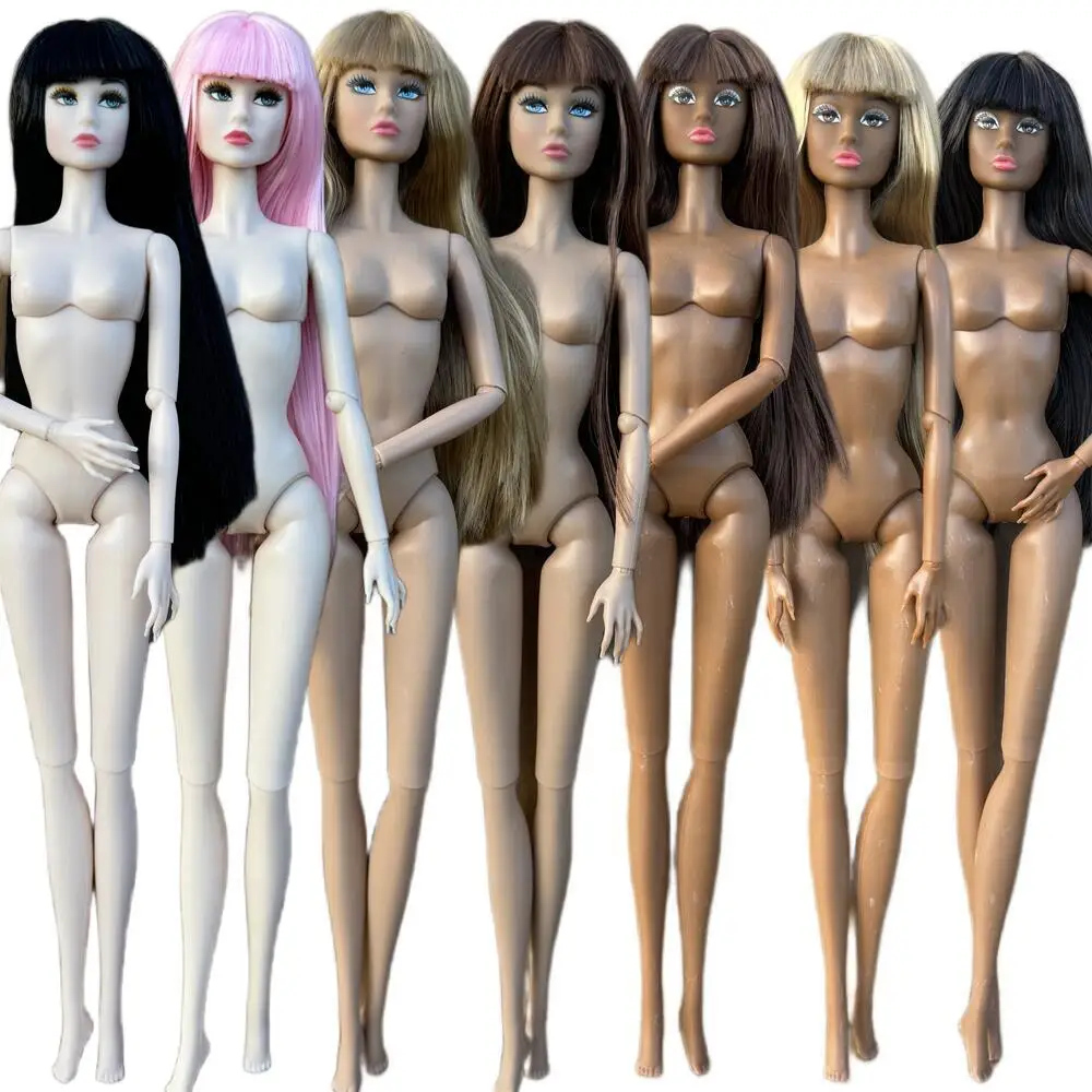 New 1/6 Fashion PP Supermodel Doll Figures Unique Design 32cm Body Toy Multiple Skin Tones Joints Movable Solid Collectible Doll