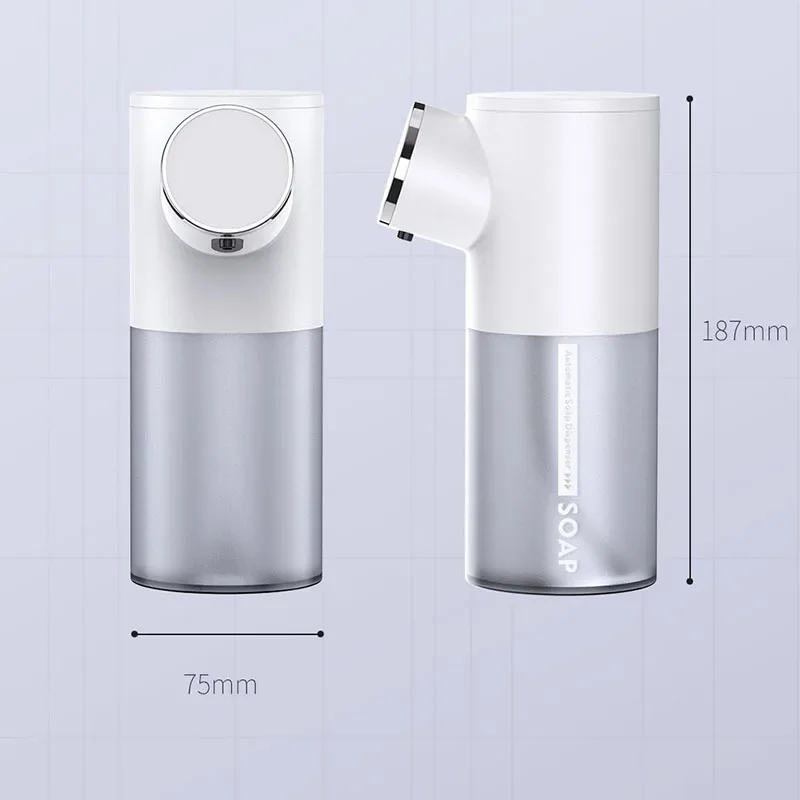 Xiaomi Tự Động Bình Đựng Xà Phòng USB Sạc 320Ml Dung Dịch Xà Phòng Đựng Màn Hình Hiển Thị Kỹ Thuật Số Bọt Rửa Tay Diệt Khuẩn Máy