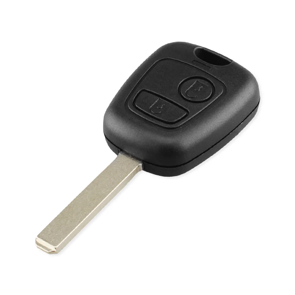 KEYYOU เปลี่ยน2ปุ่มรีโมทคอนโทรล Key Fob Case Shell สำหรับ Toyota AYGO อุปกรณ์เสริม Peugeot Citroen VA2 Blade No โลโก้