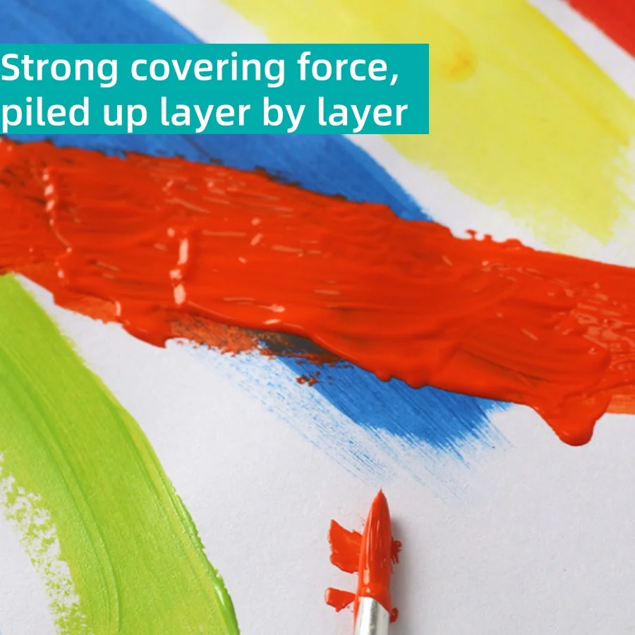 Set di colori a guazzo da 12/18/24 colori: fornito con 10 carta da acquerello, 2 pennelli, materiali artistici portatili, adatti agli studenti