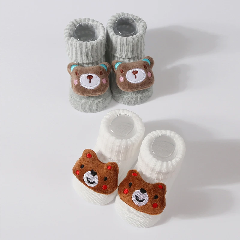 Chaussettes en coton pour nouveau-né, chaussettes courtes pour bébés, chaussettes fines pour enfants, filles et garçons, printemps, nouveauté, 0 à 6 mois, 2025, 2 paires par lot