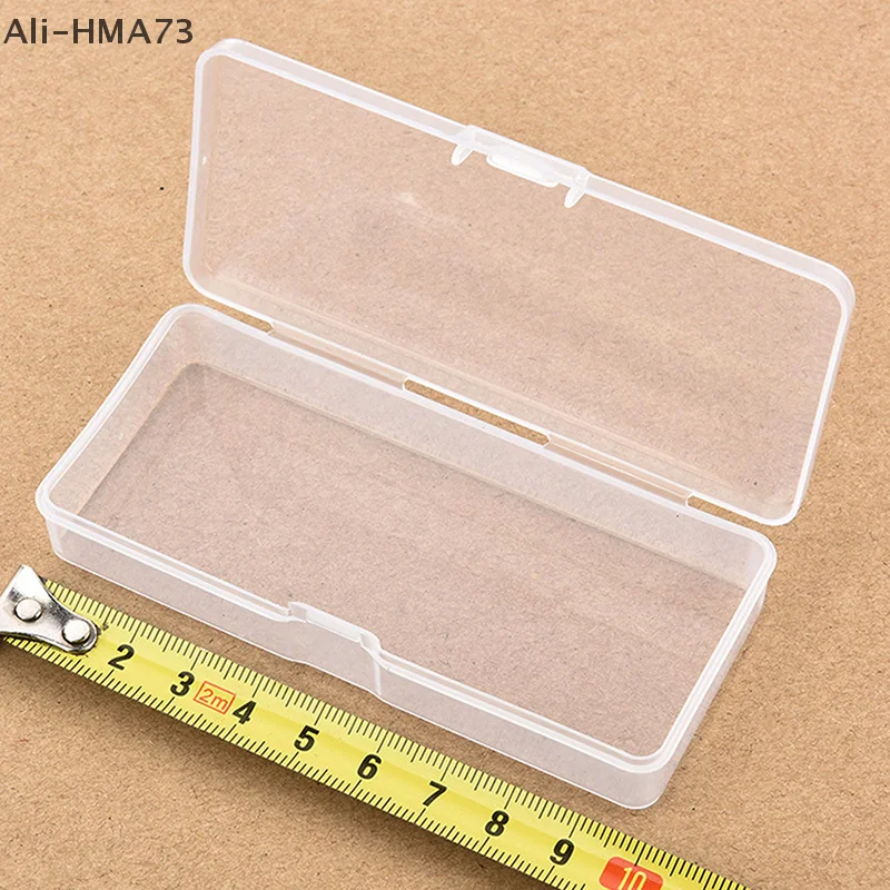 (YY) 1 قطعة 2025 جديد البلاستيك الشفاف مستطيل صندوق تخزين زجاجة صلصة شوكة الفاكهة صندوق تخزين صندوق تخزين فارغ علبة مجوهرات #1
