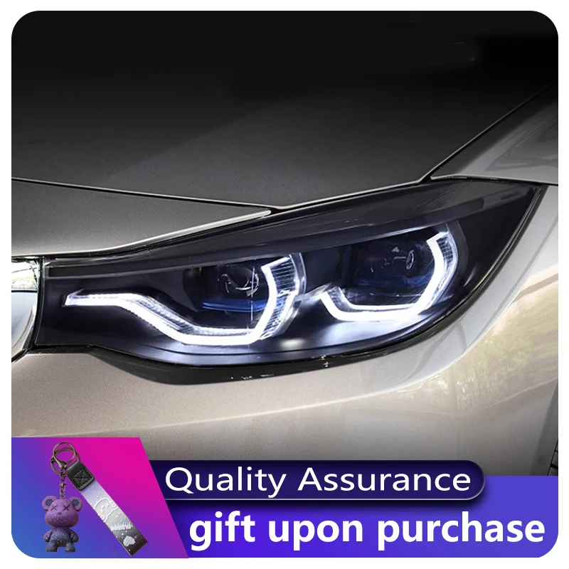 Car Accessories For BMW 3 Series GT F34 2013-2019 Front Lamp DRL Headlight Turn Signal Highlight Dynamic LED Projector Lens Auto