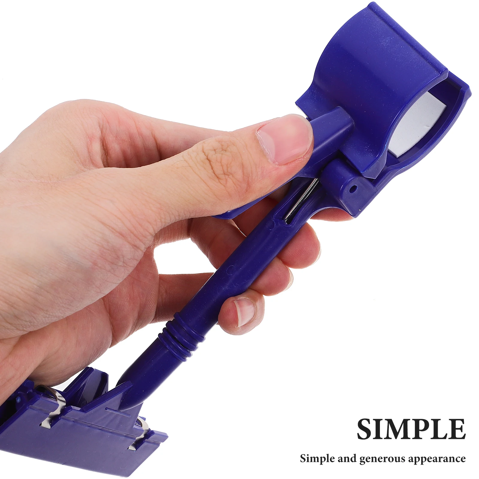 

10pcs Plastic Sign Rotatable Label Holders Retail Display Clips Double Sided T-Shaped Blue Advertising Clips
