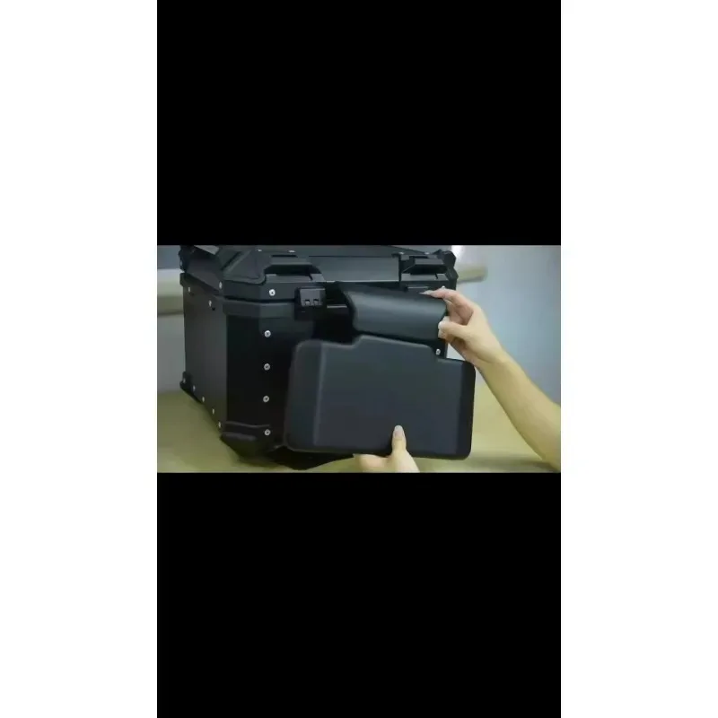 Universal Motorcycle Passenger Backrest Back Pa Self-adhesive Shockproof Moto Rear Top Case Box Luggage Cushion Pad Backrest