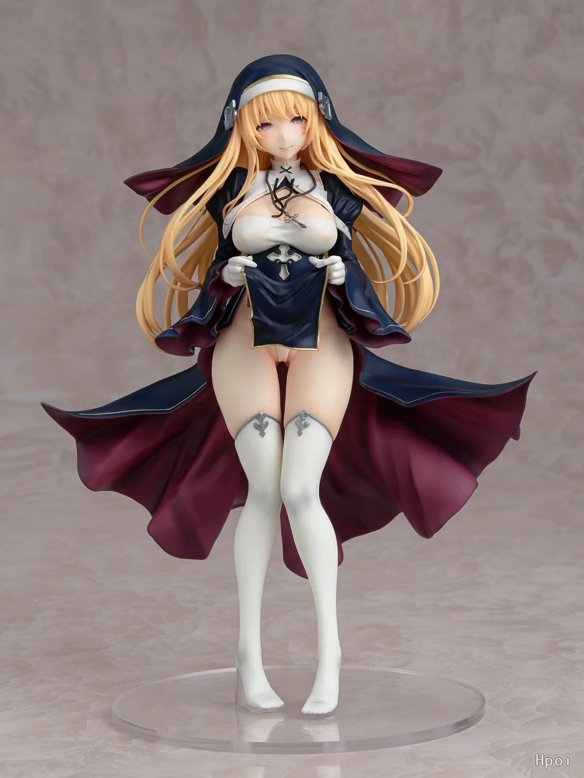 

In Stock 100% Original Genuine Vibrastar Nun Charlotte Anime Figure 1/6 Scale Figure PVC Collectible Model Toy Ornaments Desktop