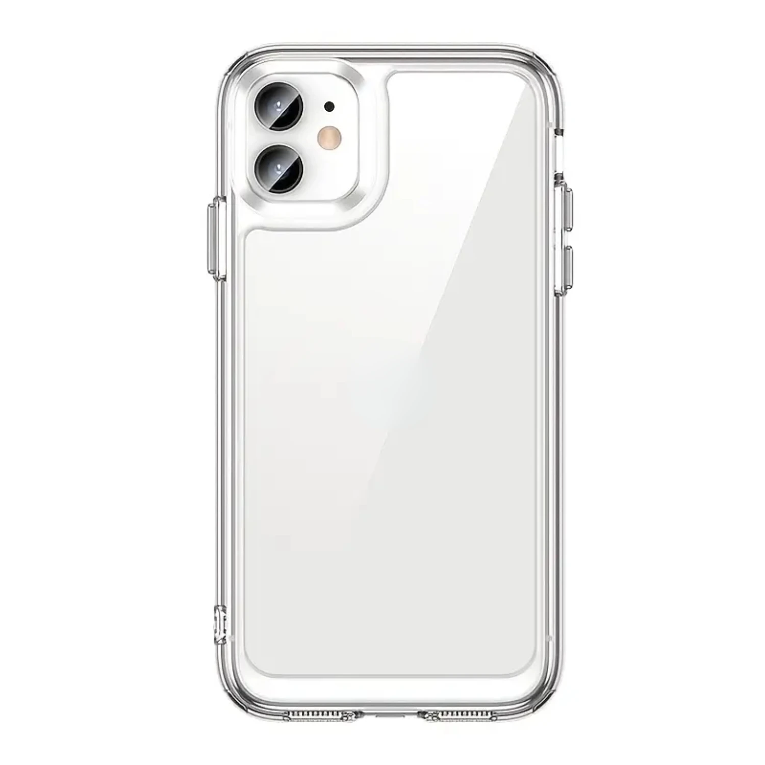 Clear Shockproof Hard Phone Case for iPhone 11 - Sleek, Transparent, Slim, Lightweight Protection