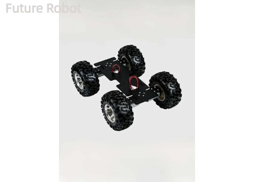 5 กก.โหลด 4WD หุ่นยนต์รถแชสซี Off-Road ประเภท Super ขนาดใหญ่แชสซี DC Deceleration มอเตอร์ RC รถ Off-Road ล้อโปรแกรมถัง