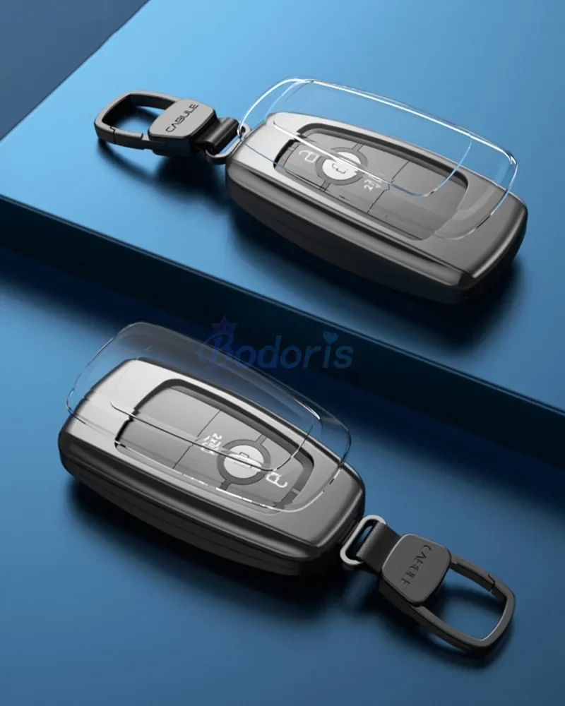 

Full Cover Key Chains Case Ring Cover Aluminium Alloy For Ford Explorer U625 2020 2021 Car Styling Accessories
