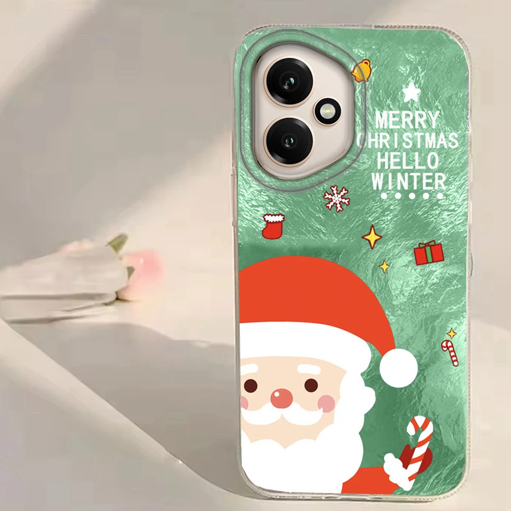 Frohe Weihnachten Santa Handyhülle für Honor 400 200 90 Smart Pro Magic 7 6 5 70 Lite X9a X9c X9b X8a X8b X6c X7b X7c X6b X6 Cover